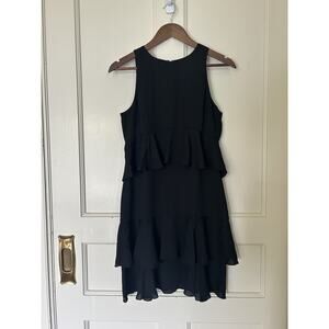 Ann Taylor Women's Black Tiered Ruffled Layered Empire Dress Size 6P NWT